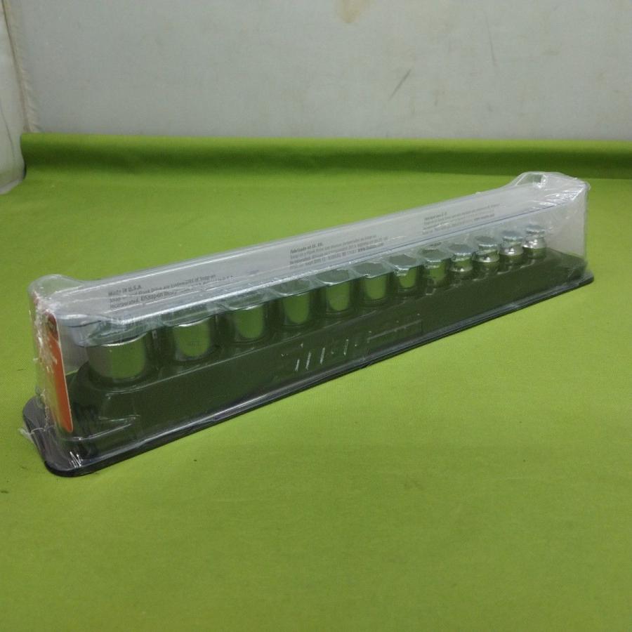 Snap-on ※未使用品 SNAP-ON 212FSMY シャローソケットセット 差込角3/8 