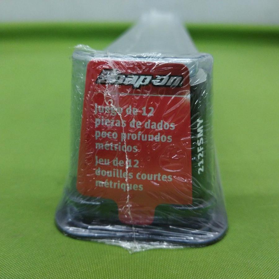Snap-on ※未使用品 SNAP-ON 212FSMY シャローソケットセット 差込角3/8 