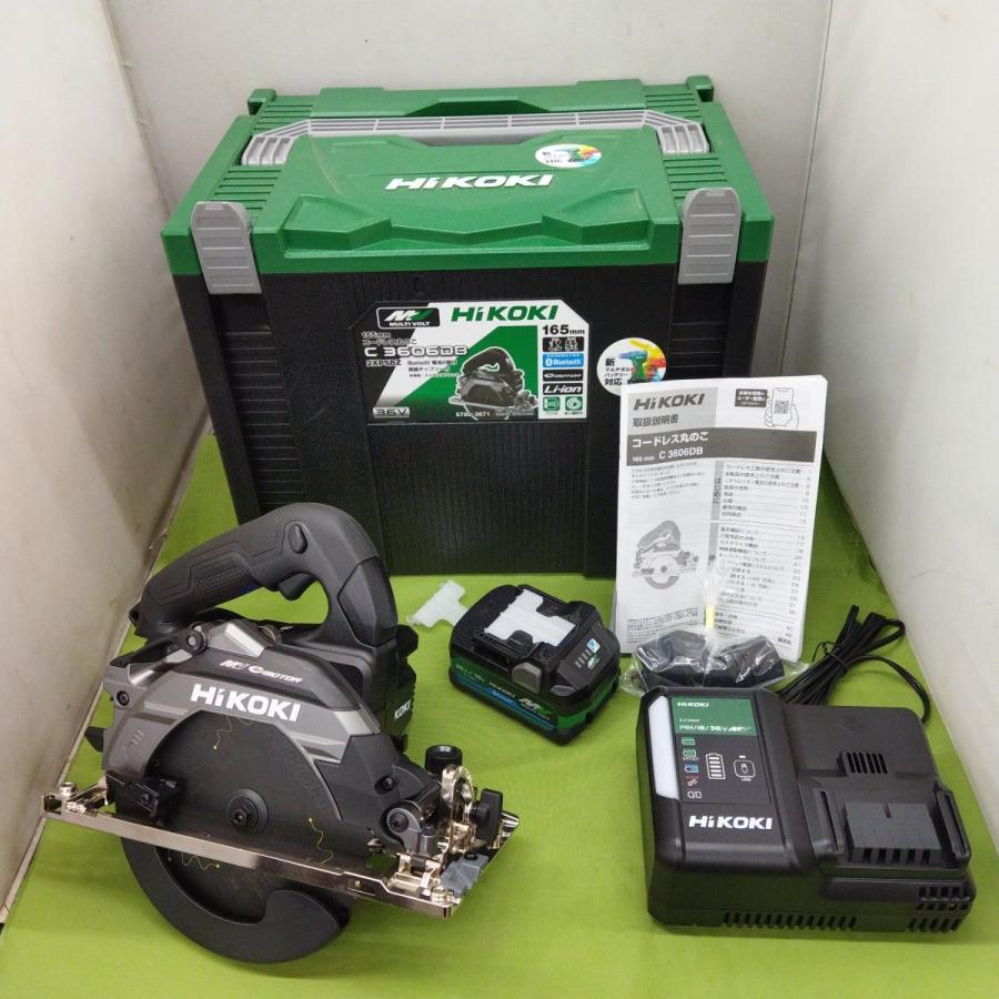 HiKOKI 中古未使用品 ハイコーキ コードレス丸のこ C3606DB 