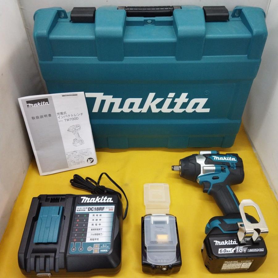 中古未使用品 マキタ 充電式インパクトレンチ TW700DRGX 18V 充電  
