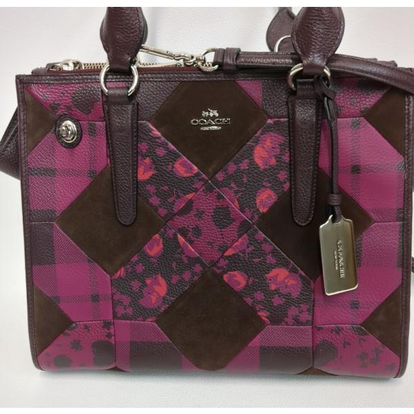 COACH（コーチ） クロスビー キャリーオール パッチワークレザー2WAY 