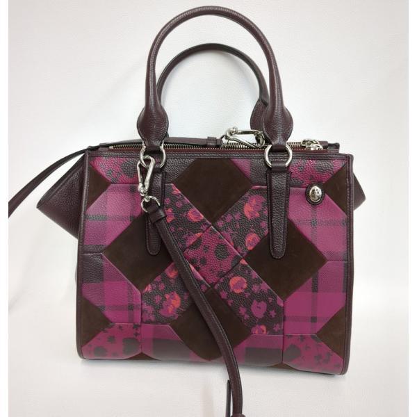 COACH（コーチ） クロスビー キャリーオール パッチワークレザー2WAY 