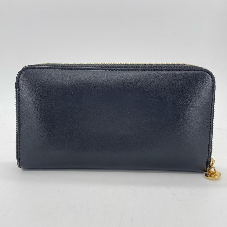 ステラマッカートニー 長財布 レザー ブラック Stella McCartney 中古 