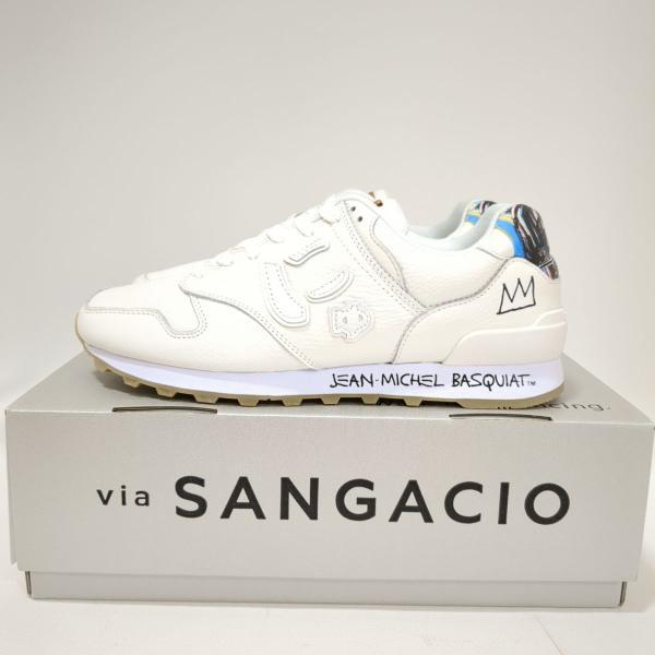 via SANGACIO × JEAN-MICHEL BASQIAT にゅ〜ずバスキア SIZE27cm 未 