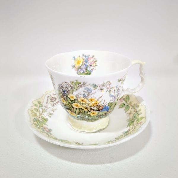 ロイヤルドルトン カップ＆ソーサー ブランブリーヘッジ 四季 ROYAL DOULTON 中古 ◆2015の画像