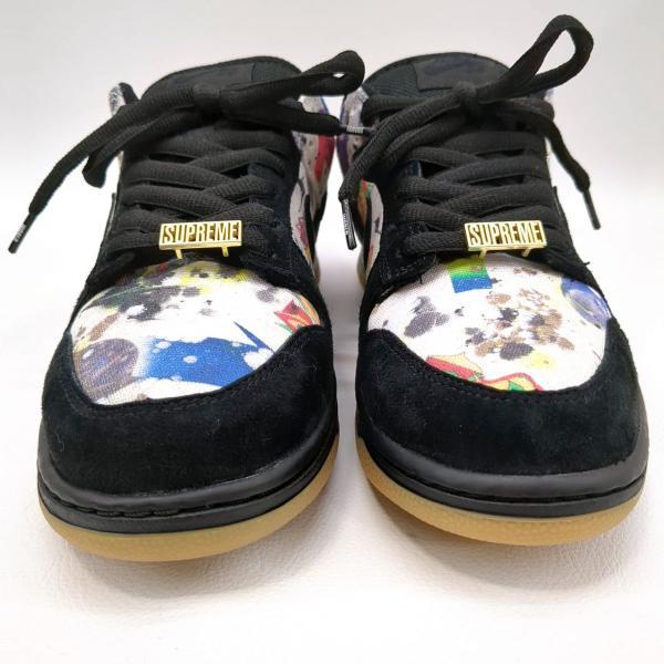 未使用品 シュプリーム×ナイキ キャンバススニーカー SIZE 27.5cm Dunk 