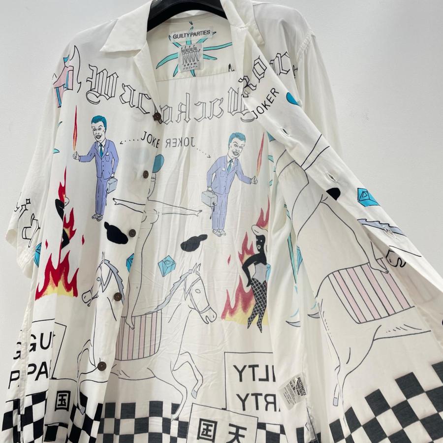 ワコマリア ハワイアンシャツ SIZE M 24ss ホワイト メンズ 古着 WACKO MARIA 中古 ◆2015