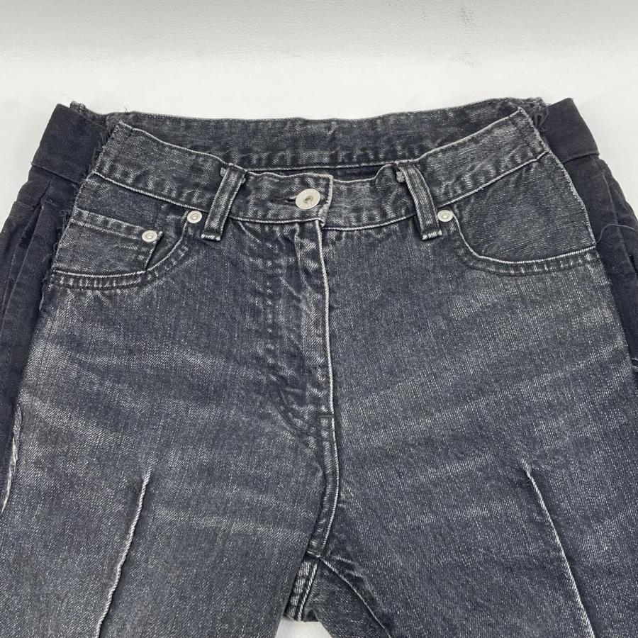sacai（サカイ） ジーンズ size1 デニムパンツ ドッキングカットオフ