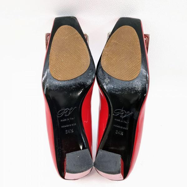 ロジェ・ヴィヴィエ パンプス SIZE 34 1/2 レッド レディース Roger 