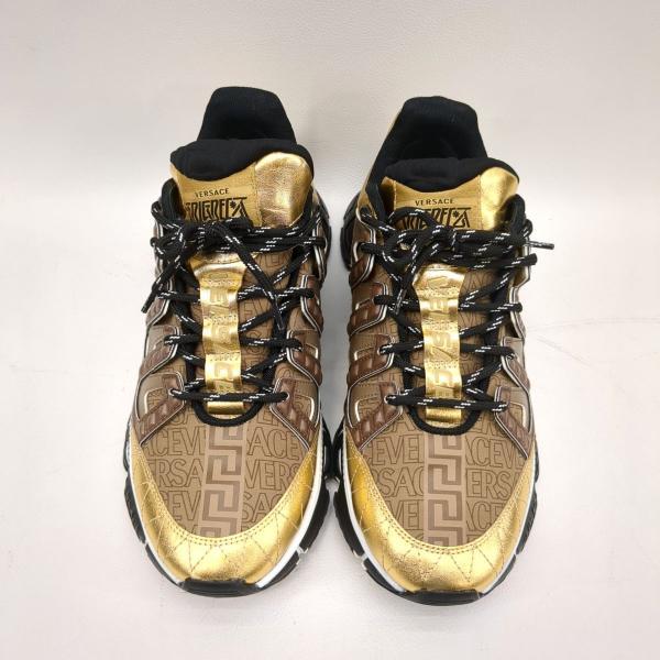 ヴェルサーチェ キャンバススニーカー SIZE 42 トライグレカローカット