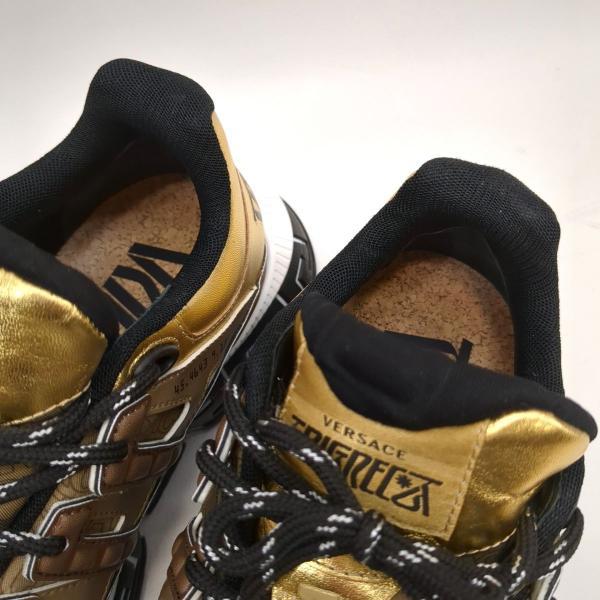 ヴェルサーチェ キャンバススニーカー SIZE 42 トライグレカローカット