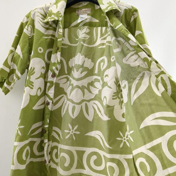 パタロハ アロハシャツ SIZE S 2006 グリーン メンズ 古着 pataloha