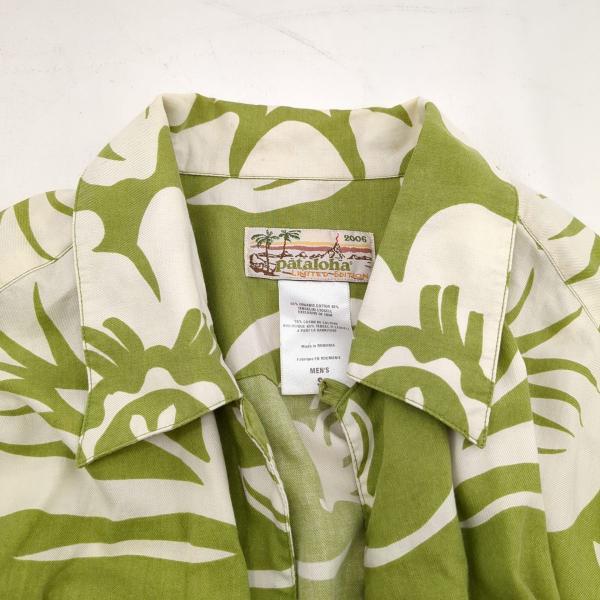 パタロハ アロハシャツ SIZE S 2006 グリーン メンズ 古着 pataloha