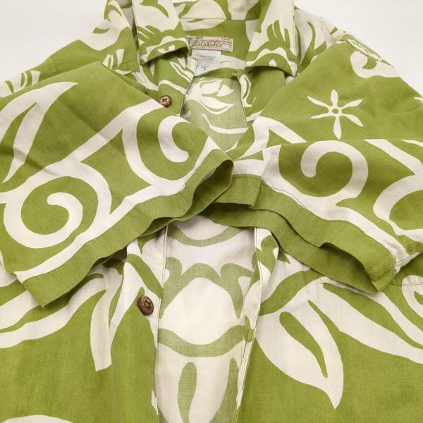 パタロハ アロハシャツ SIZE S 2006 グリーン メンズ 古着 pataloha