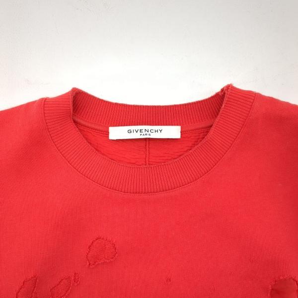 ジバンシイ スウェット SIZE S レッド メンズ 古着 GIVENCHY 中古