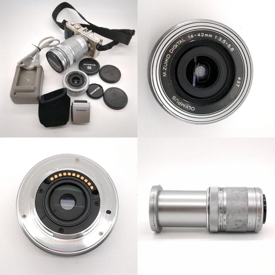 オリンパス ミラーレス一眼 PEN Lite E-PL6 シルバー ボディ