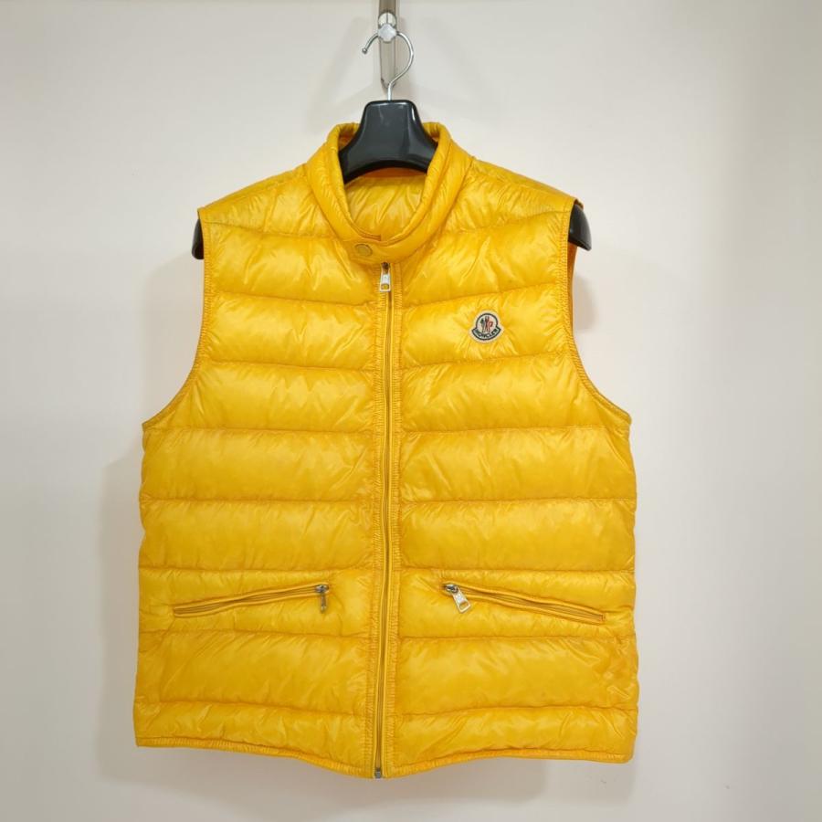 MONCLER モンクレール GUIベスト G32-003 EN12934 メンズ イエロー 