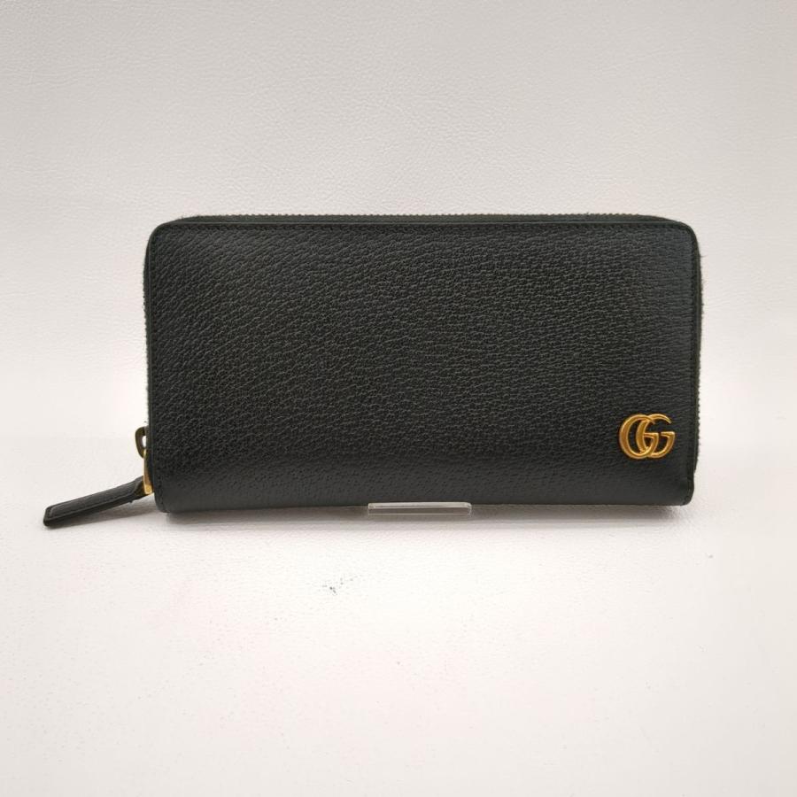 GUCCI（グッチ） 長財布 ブラック GG 428736 レザー 428736 2184