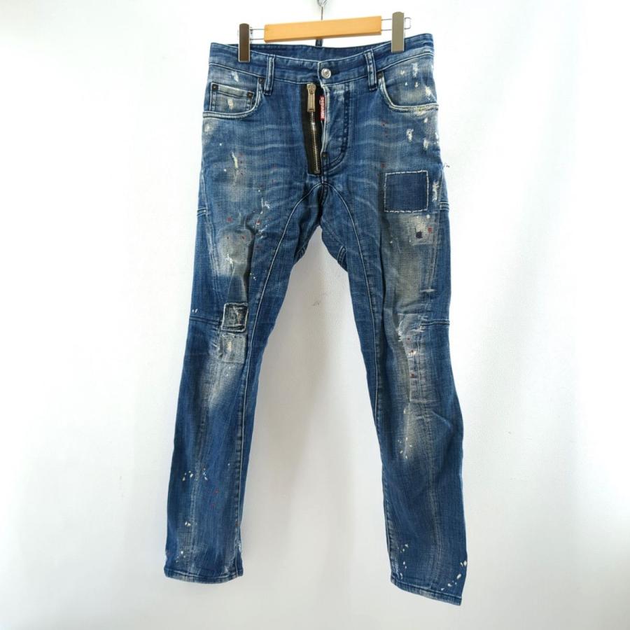 DSQUARED2 ディースクエアード デニムパンツ SIZE 42 ダメージ 