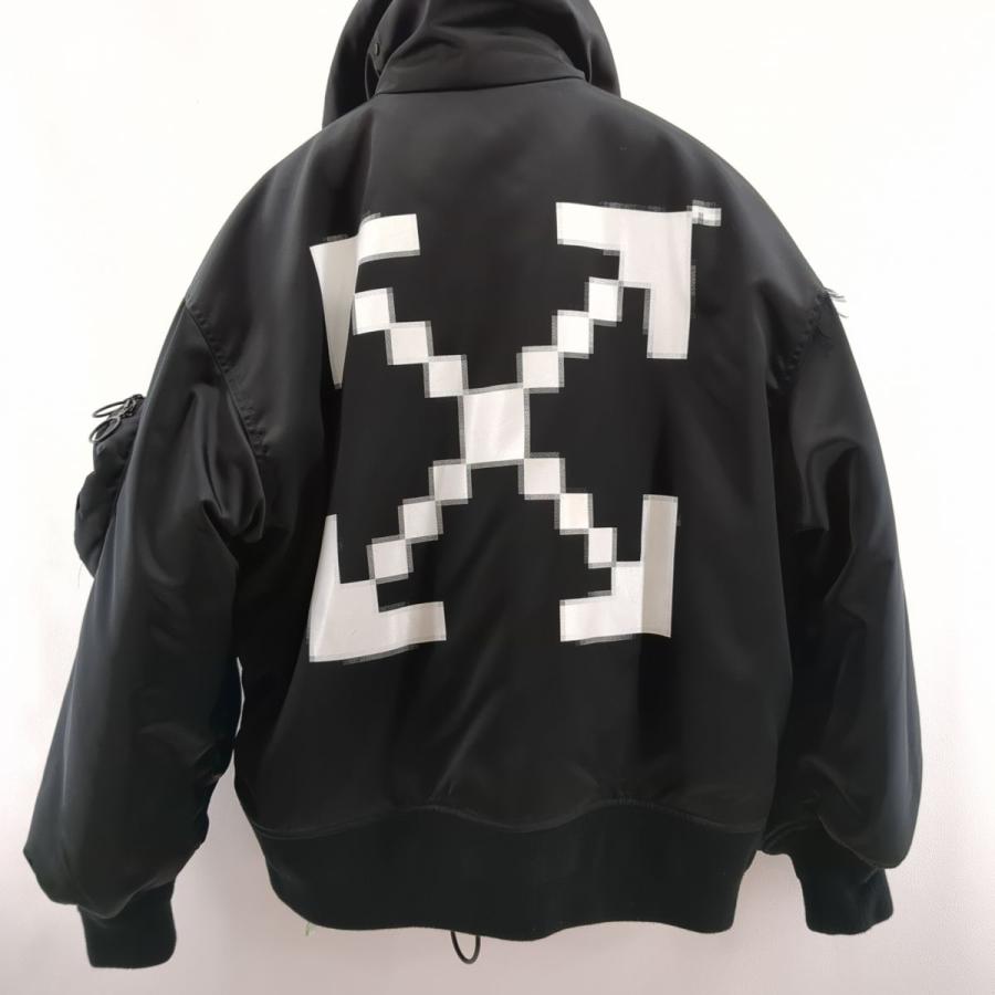 off white OFF-WHITE オフホワイト MA-1ボンバージャケット off white OFF-WHITE オフホワイト MA-1ボンバージャケット