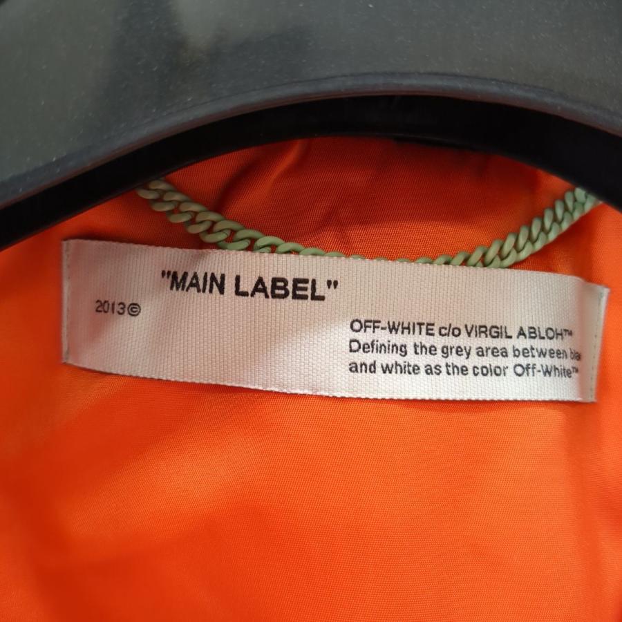 off white OFF-WHITE オフホワイト MA-1ボンバージャケット off white OFF-WHITE オフホワイト MA-1ボンバージャケット