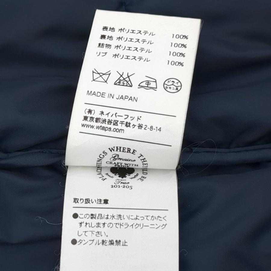WTAPS ダブルタップス ダウンジャケット size 2 ネイビー メンズ WTAPS ダブルタップス ダウンジャケット size 2 ネイビー メンズ
