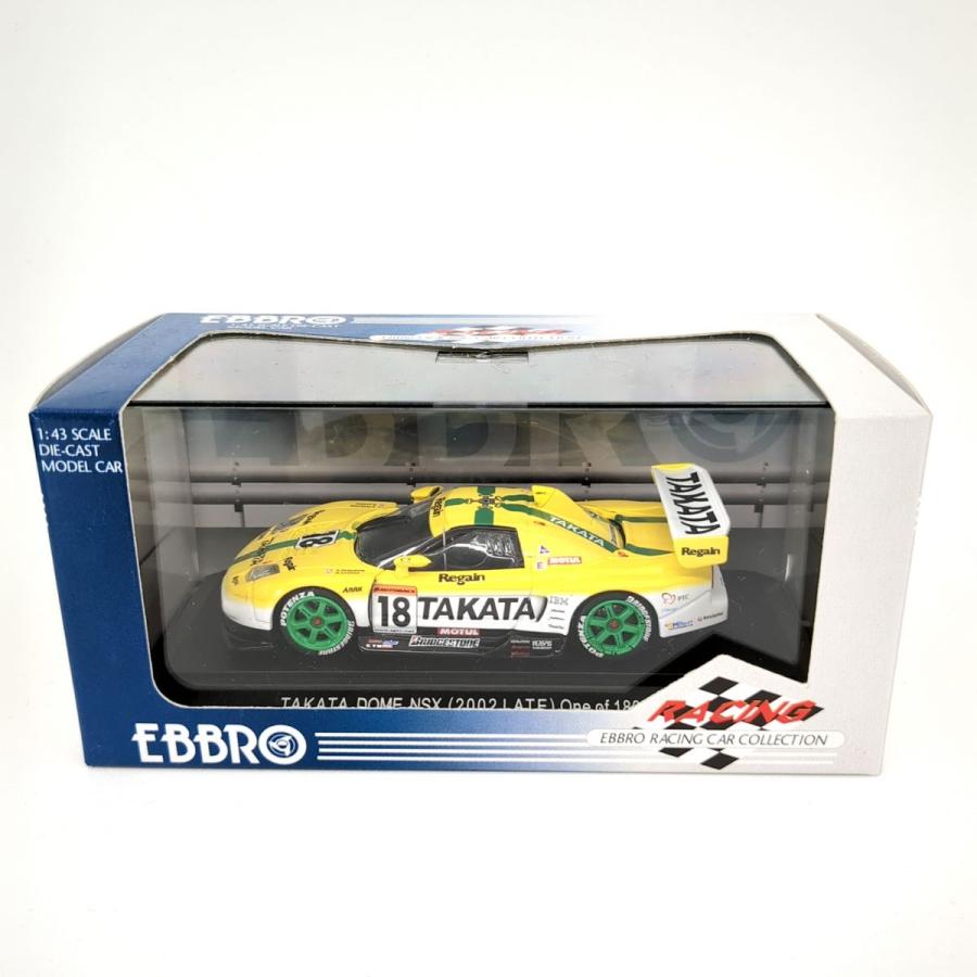エブロ EBBRO ミニカー 1/43 TAKATA DOME NSX JGTC 2002 Late エブロ EBBRO ミニカー 1/43 TAKATA DOME NSX JGTC 2002 Late