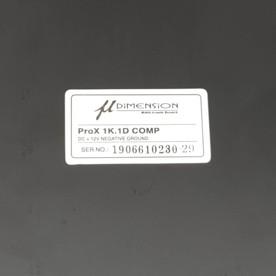 ジャンク ミューディメンション パワーアンプ PRO X 1K.1D COMP μ