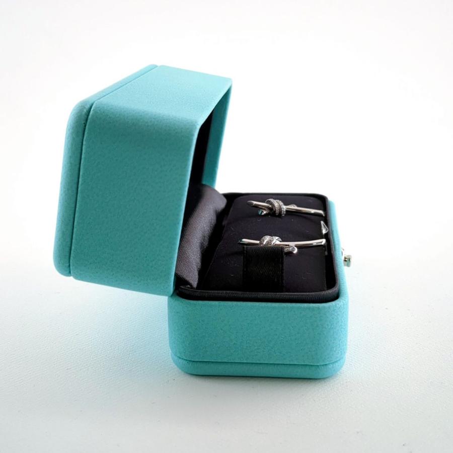 TIFFANY&Co. ティファニー ノットピアス K18WG ダイヤモンド 18 TIFFANY&Co. ティファニー ノットピアス K18WG ダイヤモンド 18