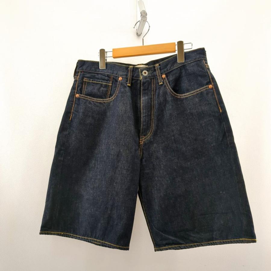 ア ベイシング エイプ デニムハーフパンツ インディゴ size M ア ベイシング エイプ デニムハーフパンツ インディゴ size M