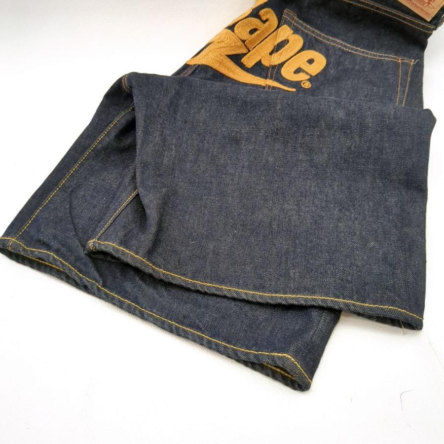 ア ベイシング エイプ デニムハーフパンツ インディゴ size M ア ベイシング エイプ デニムハーフパンツ インディゴ size M