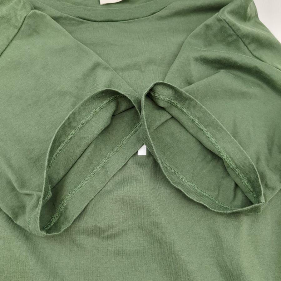 CELINE セリーヌ プリントTシャツ SIZE XS カーキ メンズ 古着 CELINE 