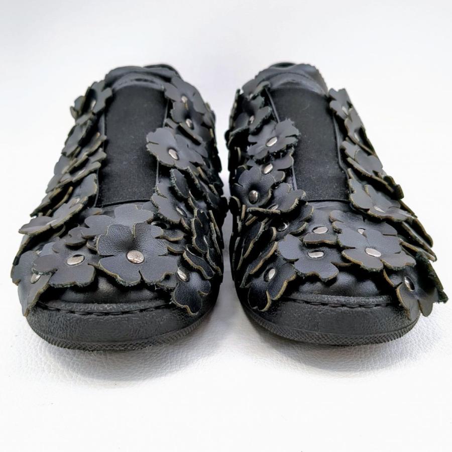 MONCLER モンクレール スリッポン ブラック レディース MONCLER 中古 