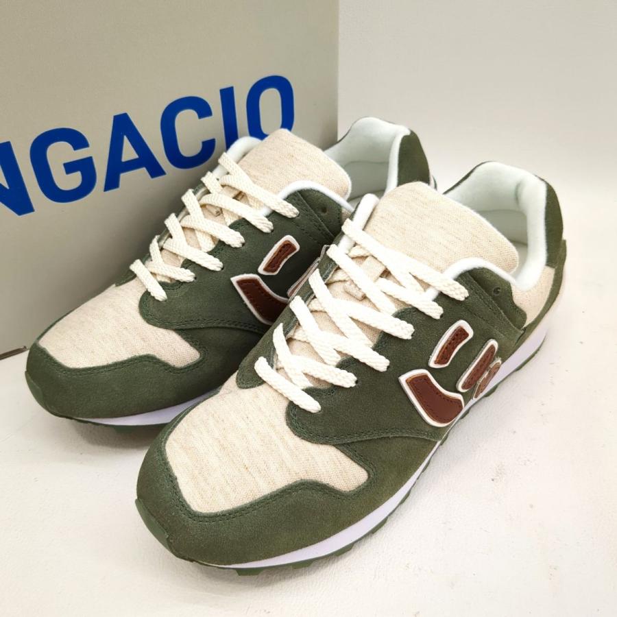 SANGACIO にゅ〜ず Linen×Olive 26.5 未使用 スニーカー
