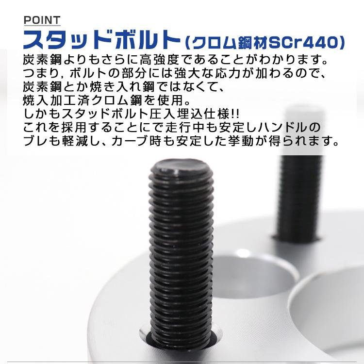 ワイドトレッドスペーサー Durax正規品 PCD変換 114.3→100-4H-P1.5-15mm 銀 4穴のPCD114.3mmからPCD100mm ホイールスペーサー｜pickupplaza｜08