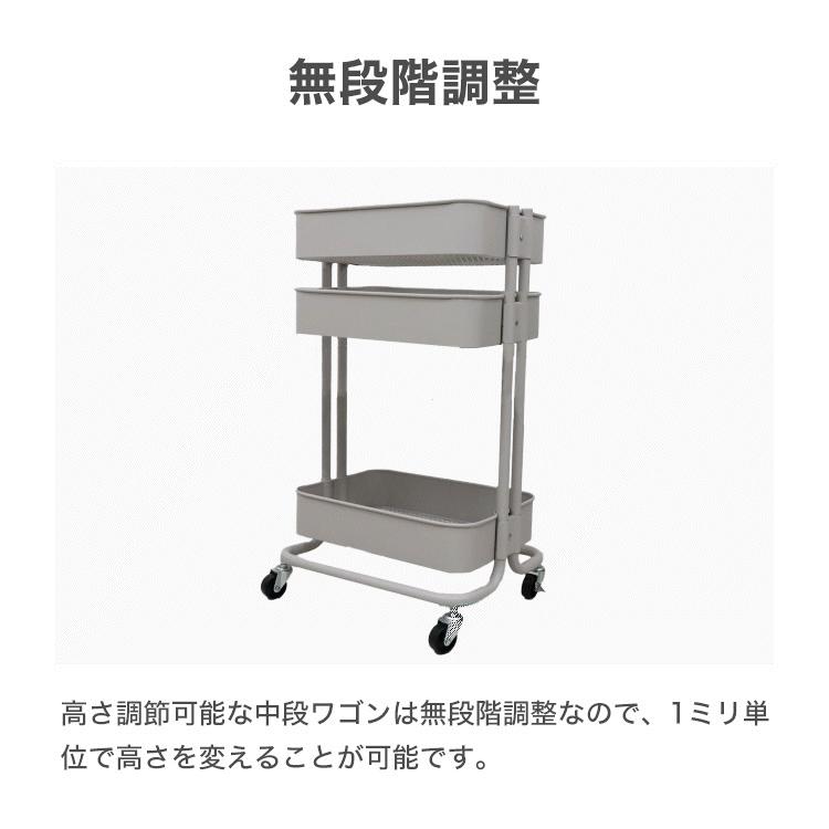 WEIMALL キッチンワゴン 収納 キャスター付き ホワイト 耐荷重 WEIMALL キッチンワゴン 収納 キャスター付き ホワイト 耐荷重