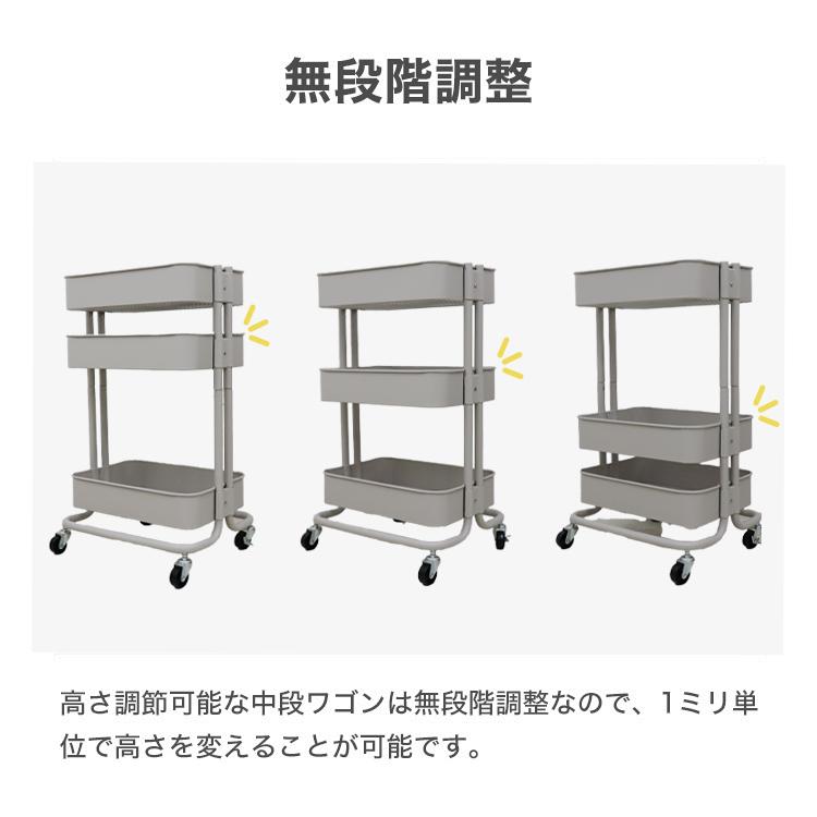 WEIMALL キッチンワゴン 収納 キャスター付き ホワイト 耐荷重 WEIMALL キッチンワゴン 収納 キャスター付き ホワイト 耐荷重