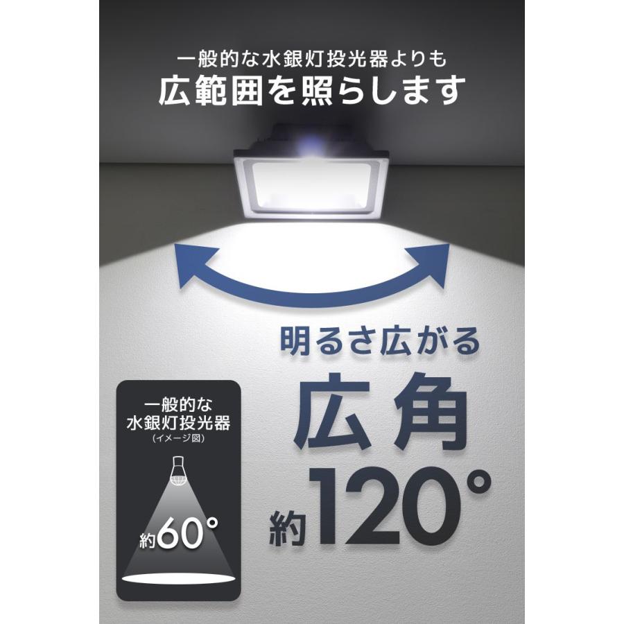 LED投光器 50W 500W相当 防水 作業灯 外灯 防犯 ワークライト 看板照明 昼光色 2個セット 一年保証｜pickupplazashop｜07