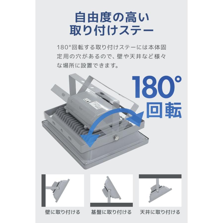 WEIMALL LED投光器 防水 電球色 昼光色 4300LM 50W 500W相当 WEIMALL LED投光器 防水 電球色 昼光色 4300LM 50W 500W相当