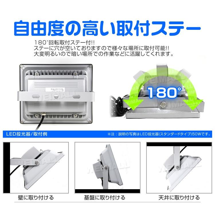 WEIMALL（ウェイモール） LED投光器 人感 30W 300W相当 人感センサー
