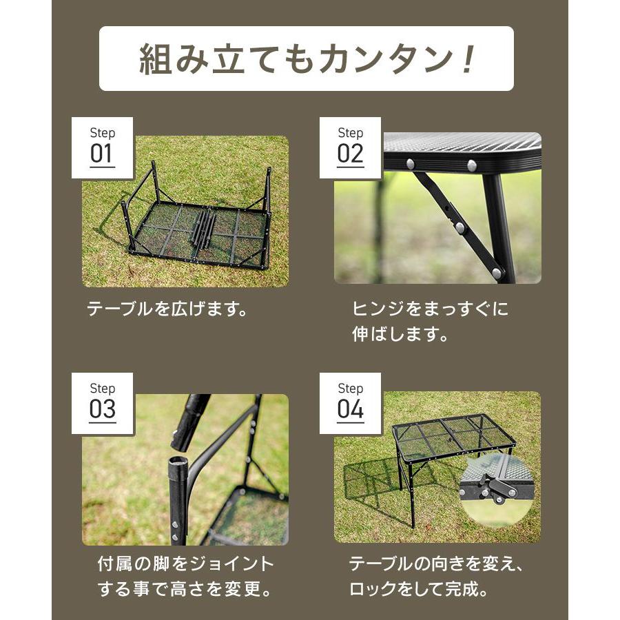 USA製 ビンテージ 折り畳みスチールテーブル 店舗什器