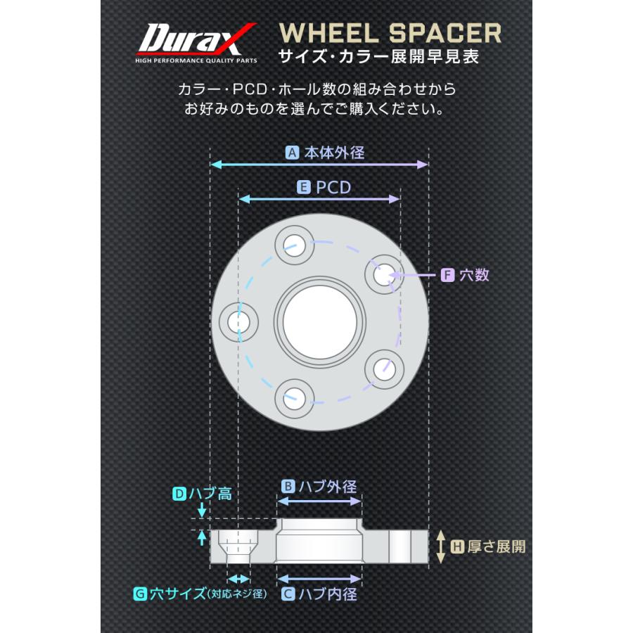 Durax（デュラックス） スペーサー ワイドトレッドスペーサー ワイトレ