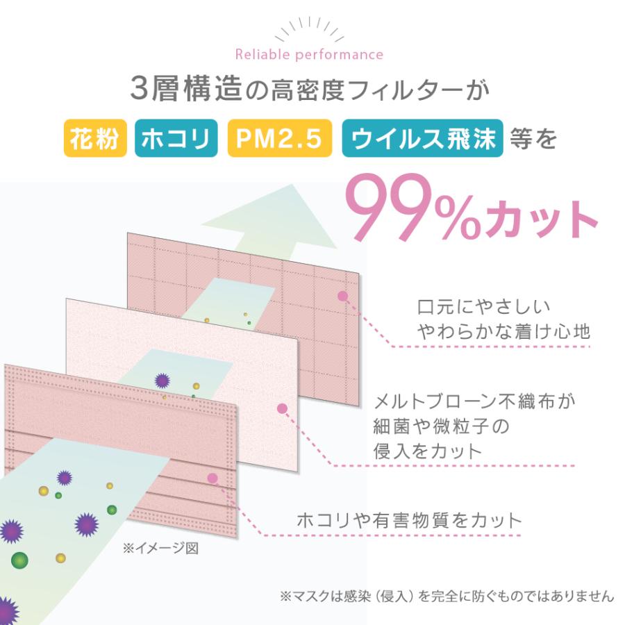 カラーマスク 小さめサイズ 付与 165mm 145mm 女性 子供 元祖 テレビで 