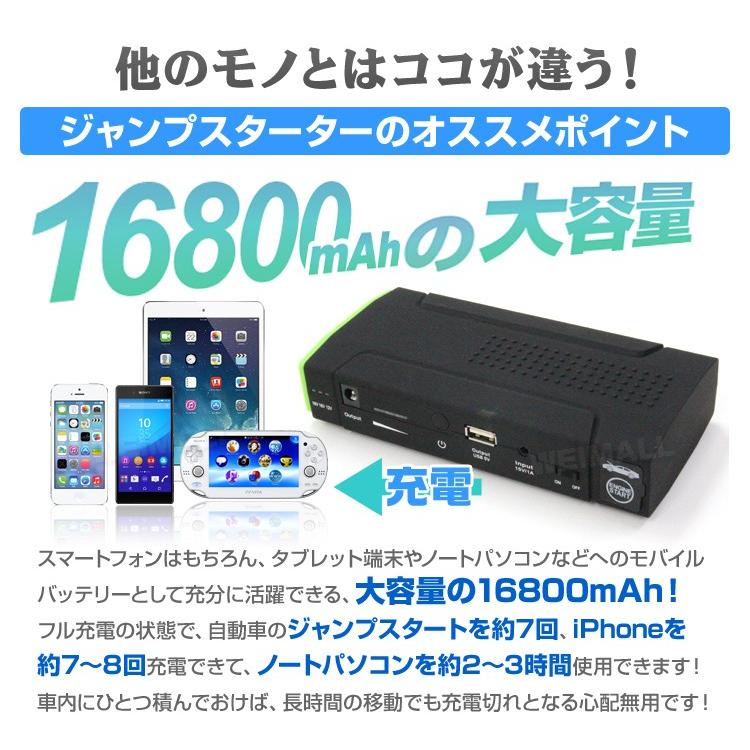 ジャンプスターター モバイル バッテリー Usb ポータブル 12v 車用 カー バッテリー 充電器 mah 大容量 モバイルバッテリー Dre A Pickupplazashop 通販 Yahoo ショッピング