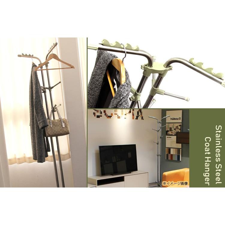 WEIMALL ハンガーラック スリム ポールハンガー 省スペース 10本