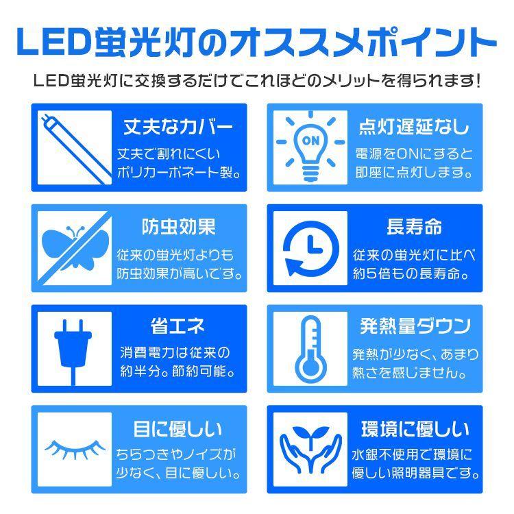 LED蛍光灯 直管 40W形 120cm 25本セットSMD グロー式 工事不要の画像