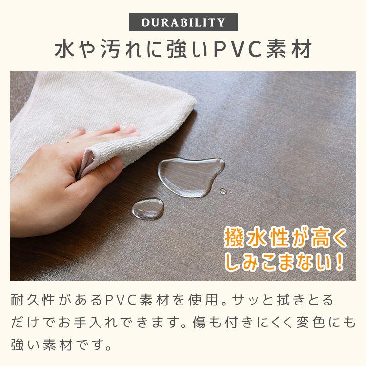 キッチンマット 270 拭ける 透明 PVC 270×60  クリア おしゃれ キッチン 防水 撥水 滑り止め 床暖房対応 クリアマット 台所 フローリング フロア 傷防止｜pickupplazashop｜06