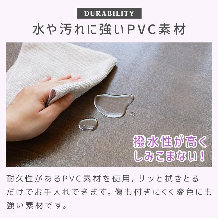 【1250円〜】デスクマット 透明 60 80 90 120 クリアマット 光学マウス対応 拭ける 撥水 デスク 学習机 オフィス テーブルマット 傷防止 クリア | WEIMALL | 11