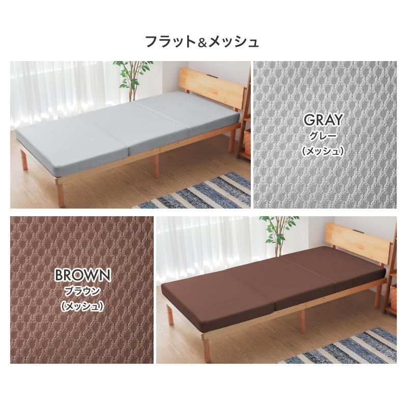 WEIMALL（ウェイモール） マットレス 三つ折り ダブル 高反発