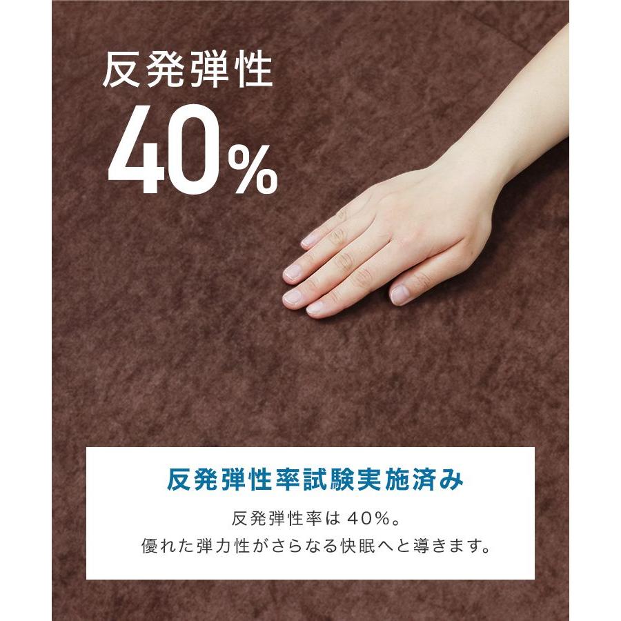 マットレス 三つ折り ダブル 高反発マットレス 腰痛 折りたたみ 高密度30D ベッドマットレス ダブルマットレス 硬め | WEIMALL | 13